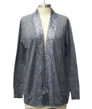 Women Cardigan with Sequin Fashion Sweater Knitwear