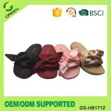 2017 Most Popular Women's Slippers Slide Sandal with Stain Bow