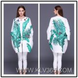New Design Euroepan Fashion Women Spring Autumn Long Casual Coat