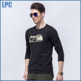 High Quality Brand 100% Combed Cotton Print Men T Shirt