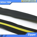 5# Waterproof Nylon Zipper of Yellow Teeth