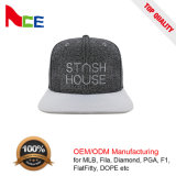 Big Brand High Quality 3D Embroidery Plain Snapback Hip-Hop Cap