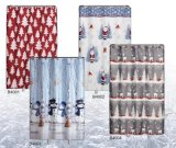 Christmas Printde Shower Curtain Sft18sc001