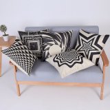 Digital Print Decorative Cushion/Pillow with Geometric Pattern (MX-64)
