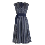 Signature Stripe Fit and Flare Dress