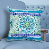Digital Print Decorative Cushion/Pillow with Geometric Pattern (MX-36F)