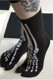 Fashion Bone Dress Tabi Sock 2-Toe Sock