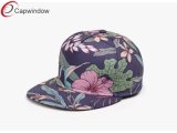 5 Panel Plain Snapback Hat/Cap with Sublimation Print