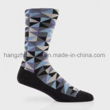 Professional Factory Manufacture Custom Diamond Texture Men Sock
