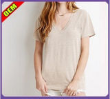 Fashion Sexy Cotton Printed T-Shirt for Women (W250)