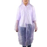 Unisex Cheap Disposable Clear Emergency Rainwear for Advertising