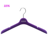 Hot Sale Custom Ladies Purple Velvet Sweater Hangers