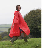 Durable 190t Polyester Waterproof Workwear Raincoat Poncho