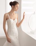 Sexy Sweetheart Spaghetti Strap Mermaid Lace Wedding Dress