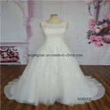 Sleeveless A-Line Lace Wedding Dress