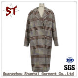 New Ladies Wool Winter Plaid Outer Coat