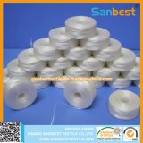 100% White Polyester Pre-Wound Bobbins Thread for Embroidery