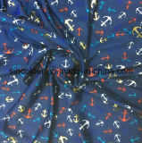 Glitter Print 88%Polyester 12%Elastane Fabric for Swimwear