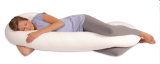 Snoogle Compact Side Sleeper Total Body Pillow, Pregnancy Pillow, White