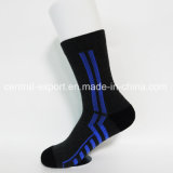Customized Men Cotton Polyester Elastane Basketball Socks