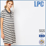 Short Sleeve Pregnant Woman Stripe Dress