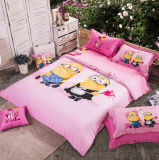 Textile 100% Cotton High Quality Bedding Set for Home/Hotel Comforter Duvet Cover Bedding Set (Minions2)