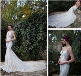 Backless Bridal Wedding Gown Vestidos Chiffon Lace Wedding Dress W152122