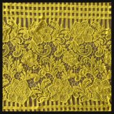 Check Embroidery Lace Fabric Guipure Lace
