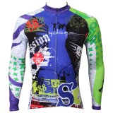 Men's Colorful Fashion Breathable Long Sleeve Cycling Jersey