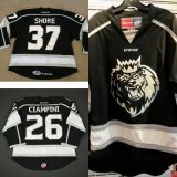 Echl Manchester Monarchs Nick Shore Daniel Ciampini Hockey Jerseys