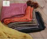 100% Tr Cotton Plain Muslim Hijab Shawl Fashion Lady Scarf