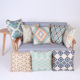 Digital Print Decorative Cushion/Pillow with Geometric Pattern (MX-60)
