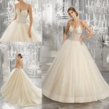 China Sexy Beading Crystal Ballgown Bridal Dress for Wedding (8194)
