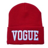 Custom Design 3D Embroidery Beanie Cap