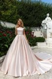 Amelie Rocky 2018 Pink A Line Beaded Wedding Dress