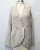 Fashion V Neck Long Sleeve Cardigan Knitted Sweater