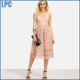 Pink Lace Sexy Slip Dress in The Party