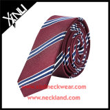 Mens Wholesale 100% Silk Woven Skinny Burgundy Ties