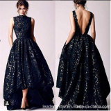Black Lace Party Gowns Long Prom Evening Dresses Z3045