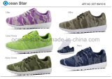 Colorfully Fashion Sports Lady Shoes with Fabric Upper