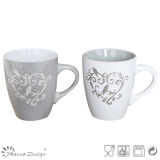 12oz Silk Screen Stoneware Mug Wholesale with BSCI Certificate