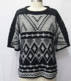 Women Fashion Knitted Round Neck Loose Sweater