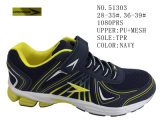 Navy Color Children Running Shoes