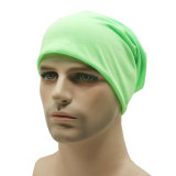 Funny Stretchy Cotton Polyester Double Layer Slouchy Beanie Hat