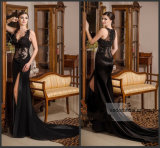 Black Evening Prom Dress Sexy Lace Wedding Formal Gown E52717