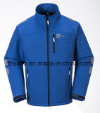 Men's Softshell Jacket Waterproof Workwear with Reflective Tapes