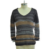 Fashion Women Loose Pullover Knitted Sweater (42R8256)