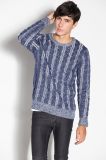 Manufactory Round Neck Cable Knitting Men Sweater