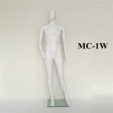Full Body Stand PP Male White Mannequin Wholesale