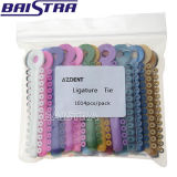 Dental Mixed Color Orthodontic Use Elastic Ligature Tie